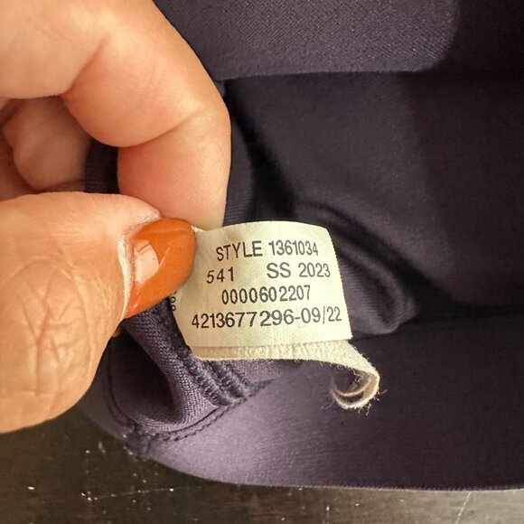 2/$24 Under Armour Crossback Mid Bra Deep Purple Medium #BAG7 - Picture 8 of 9